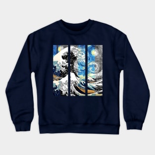 La vague japonaise N°8 Crewneck Sweatshirt